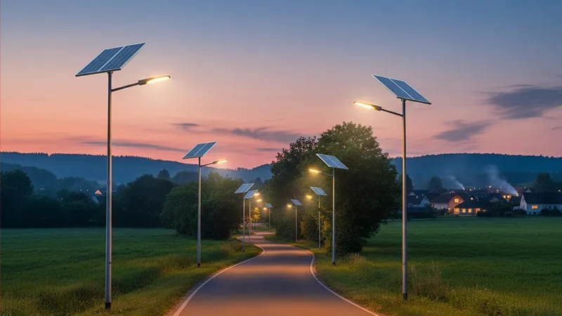 Solar Street Light application view